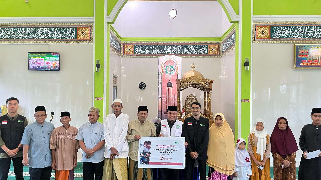 Masjid Al Iman Gedong Meneng Rajabasa Gandeng Dompet Dhuafa Bagikan Santunan Ramadhan