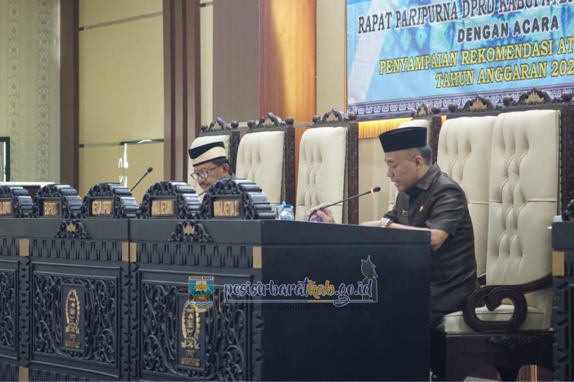 DPRD Pesibar Bahas Rekomendasi LHP BPK Tahun Anggaran 2023