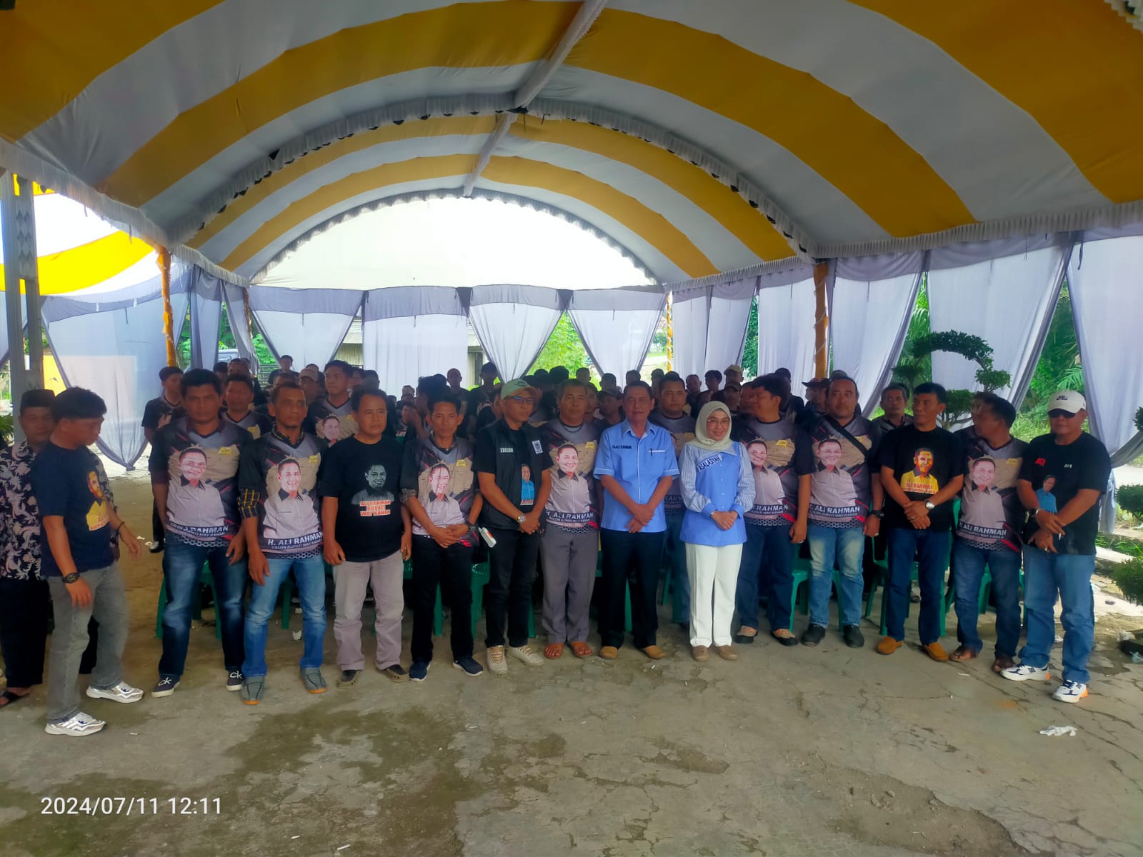 Bersatu Padu, Laba-laba Bumi Agung Siap Antar Ali Rahman Jadi Bupati Waykanan