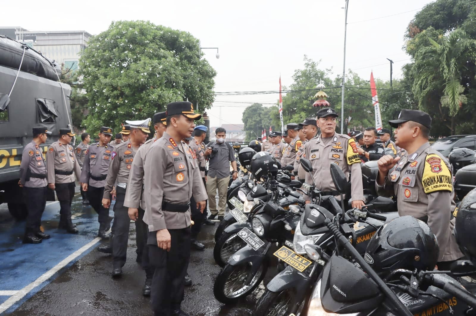 Kapolresta Bandarlampung Cek Kesiapan Sarpras Jelang Pilkada 2024