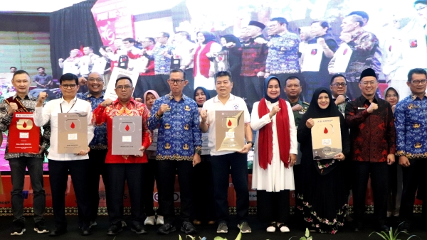 Pj Gubernur Apresiasi Semangat Donor Darah Masyarakat Lampung