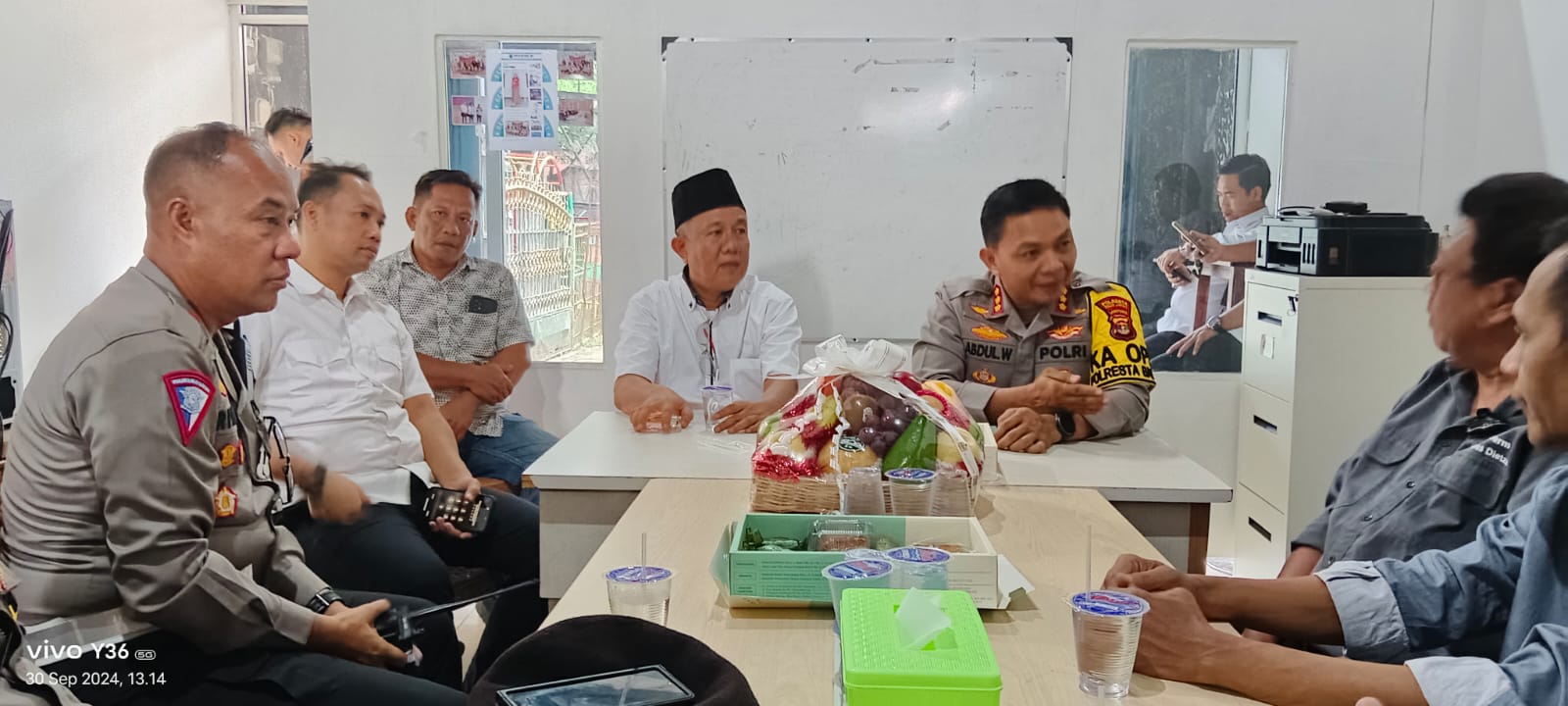 Kapolresta Bandarlampung Kunjungi JMSI, Perkuat Sinergi Jelang Pilkada