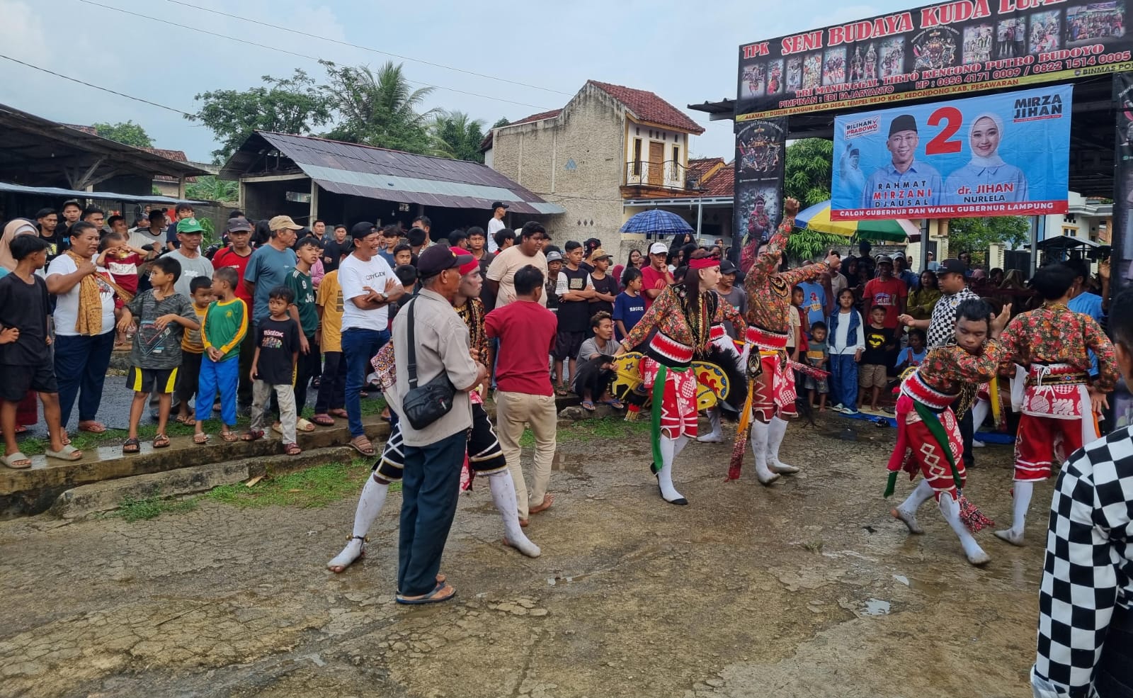 Kemeriahan Budaya Warnai Kampanye Mirza-Jihan di Pesawaran