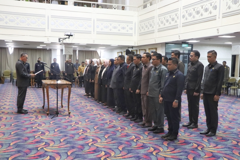28 Pejabat Administrator dan Pengawas Lampung Resmi Dilantik