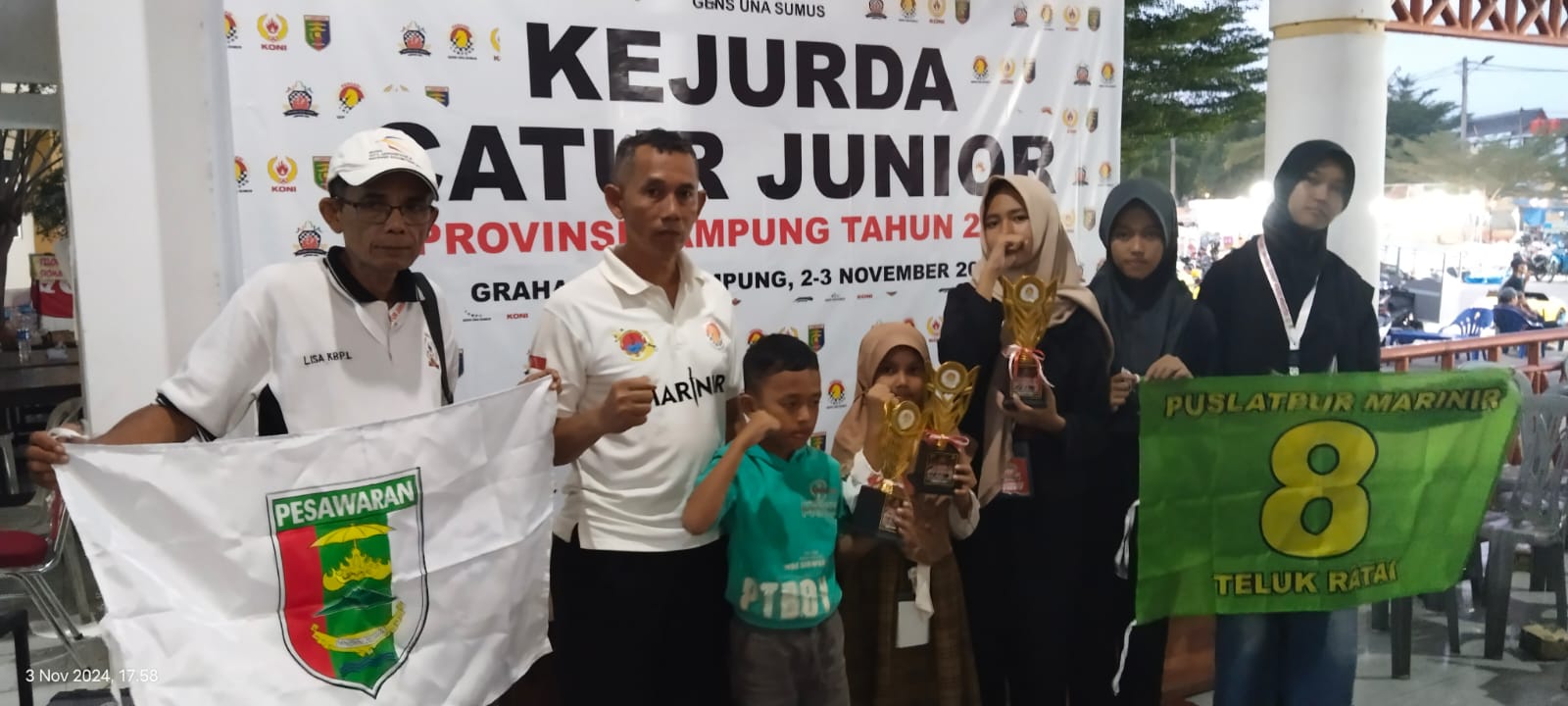 Pesawaran Borong Juara di Kejurda Catur Junior Lampung