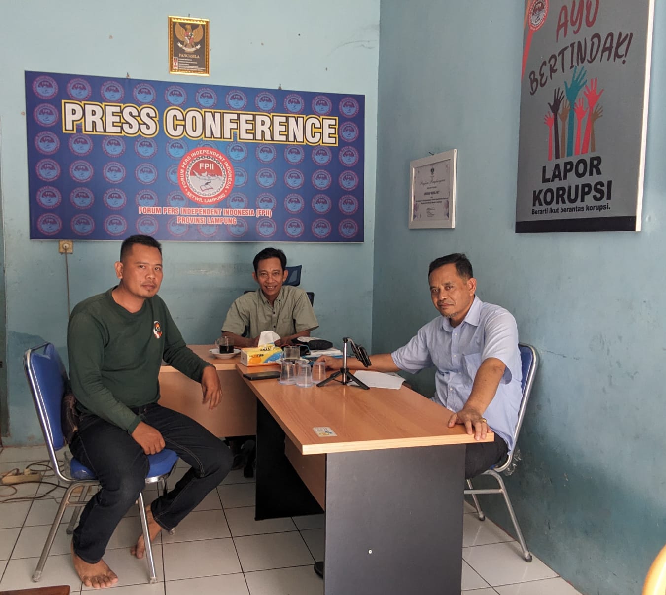 Kasat Intel Polres Waykanan Jalin Silaturahmi dengan FPII Lampung