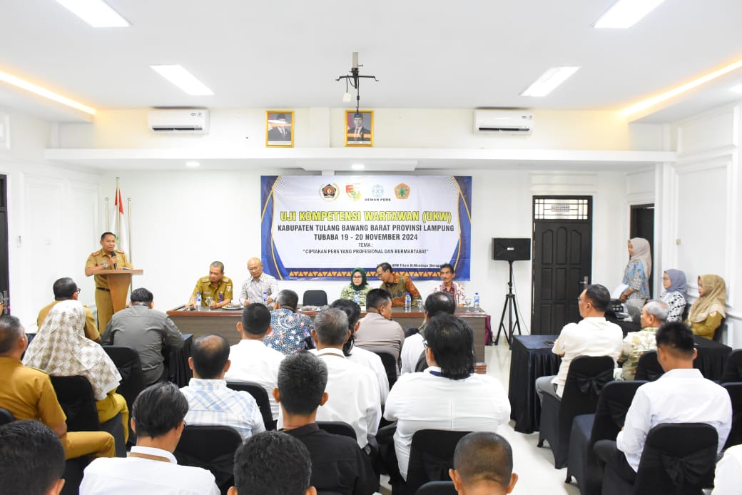 Tubaba Gelar Uji Kompetensi Wartawan Kedua, Tingkatkan Kualitas Jurnalistik