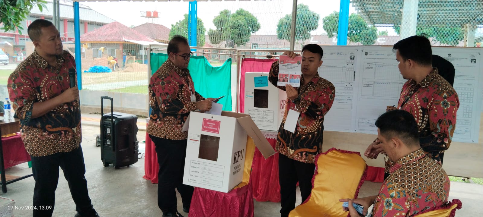 Mirza-Jihan Unggul di TPS 902 Lapas Narkotika Way Huwi