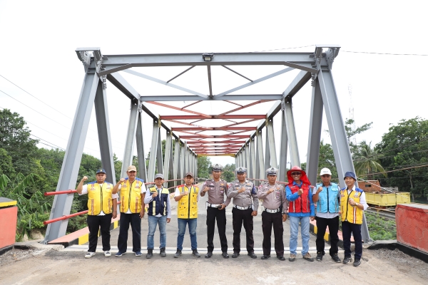 BPJN Lampung Selesaikan Perbaikan Jembatan Way Pedada Tulang Bawang
