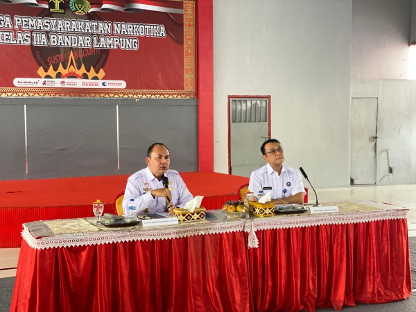 BNN Lampung Selatan dan Lapas Narkotika Bandar Lampung Jalin Kerja Sama Perangi Narkoba