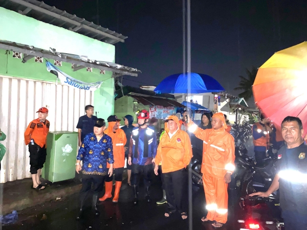 Wakil Walikota Bandar Lampung Tinjau Langsung Lokasi Banjir, Pastikan Bantuan Cepat Tiba