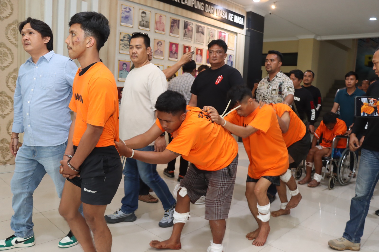 Polresta Bandar Lampung Ringkus Komplotan Curanmor Bersenjata, Dua Pelaku Dilumpuhkan