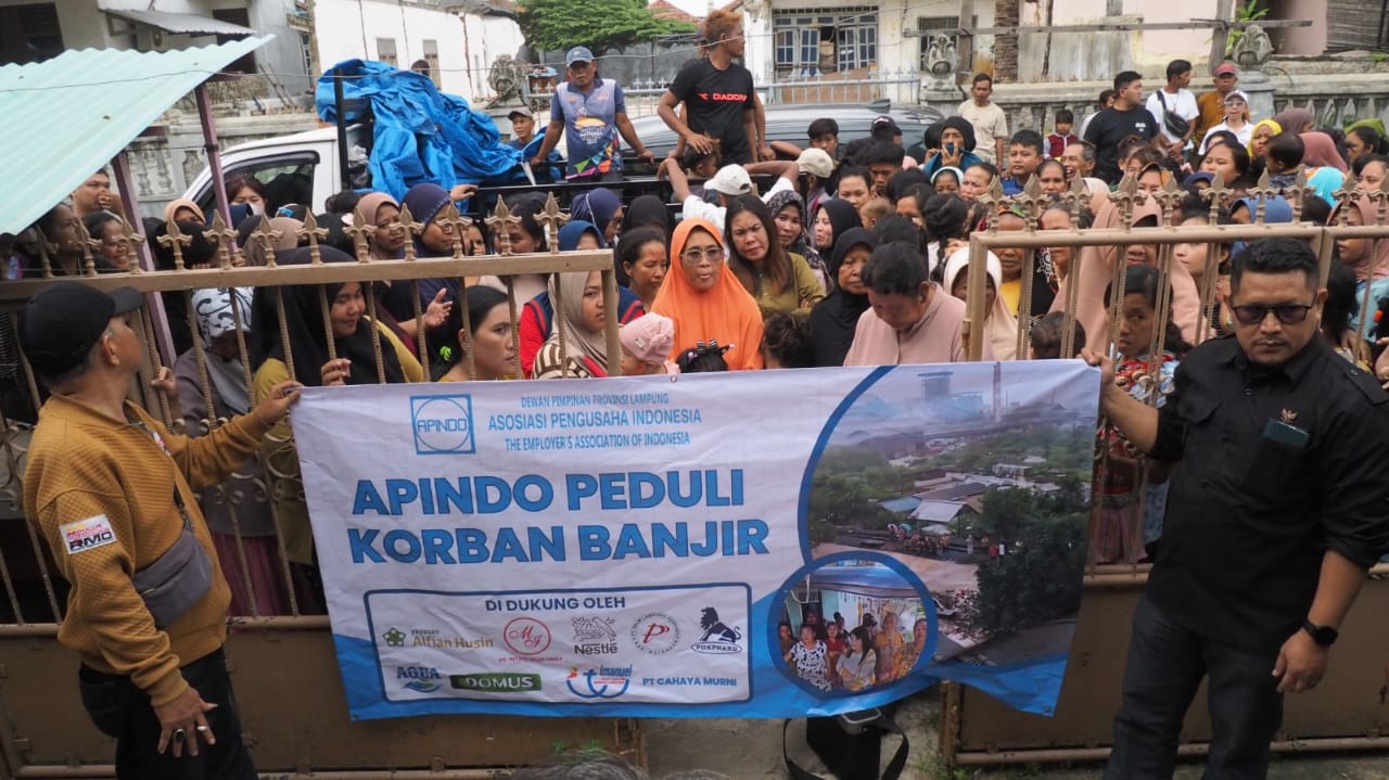 APINDO Lampung Peduli Korban Banjir, Baksos di 3 Kecamatan