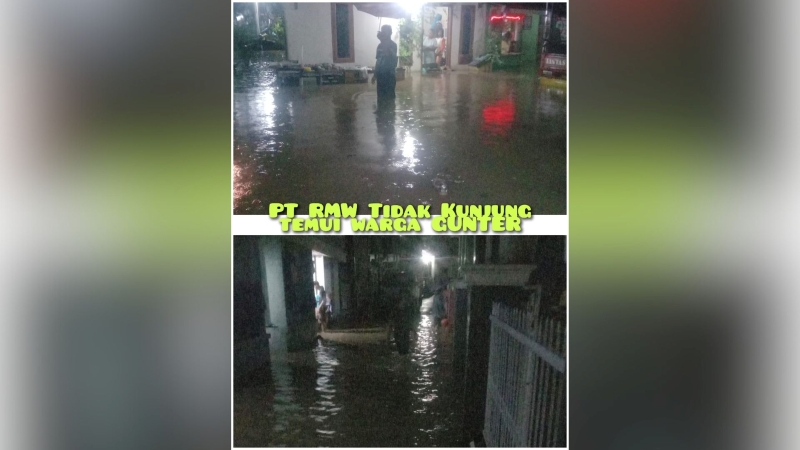 DPRD Bandar Lampung Mandul, Warga Gunung Terang Sengsara Akibat Banjir