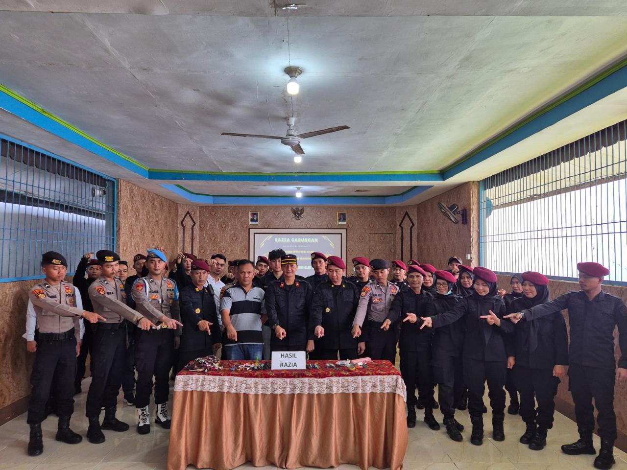 Rutan Krui Gelar Razia Gabungan Sambut Idul Fitri dan HBP ke-61