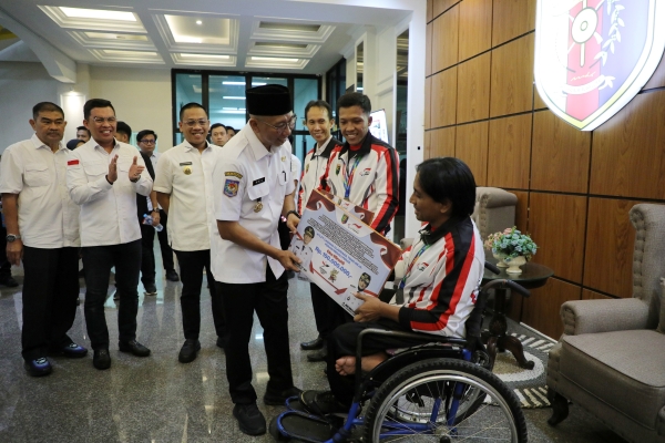 Bonus Rp150 Juta Bukti Perhatian Gubernur untuk Atlet Paralimpiade Lampung