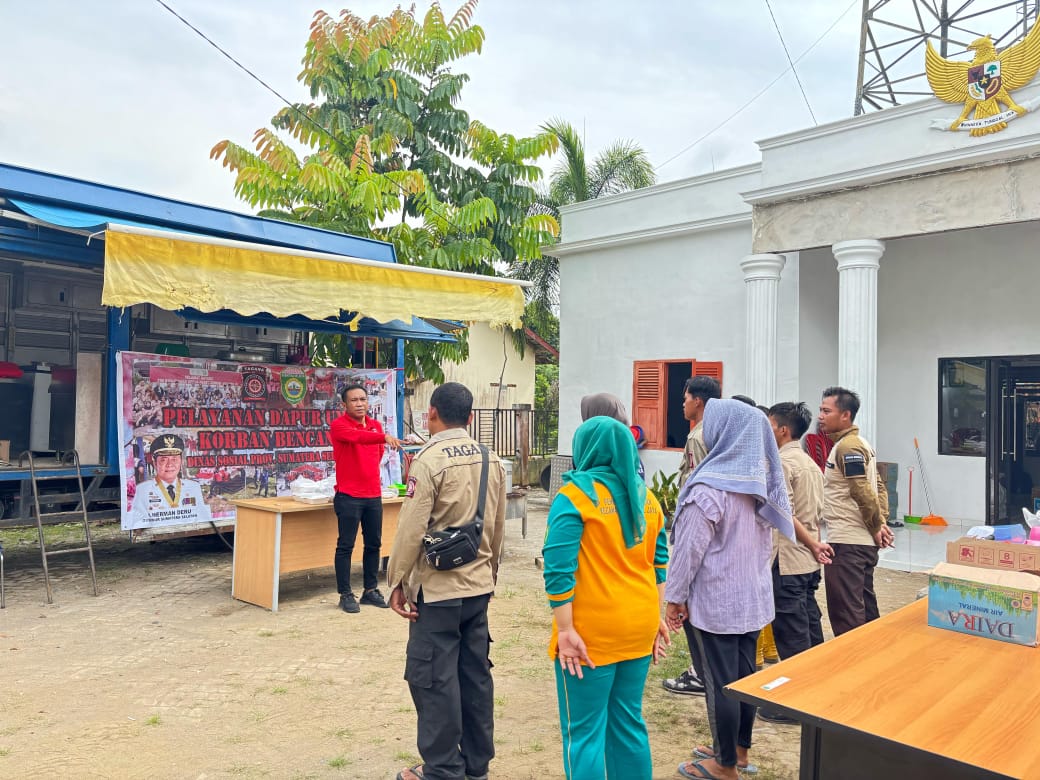 Pemprov Sumsel Ulurkan Bantuan dan Dapur Umum untuk Korban Banjir Tungkal Jaya