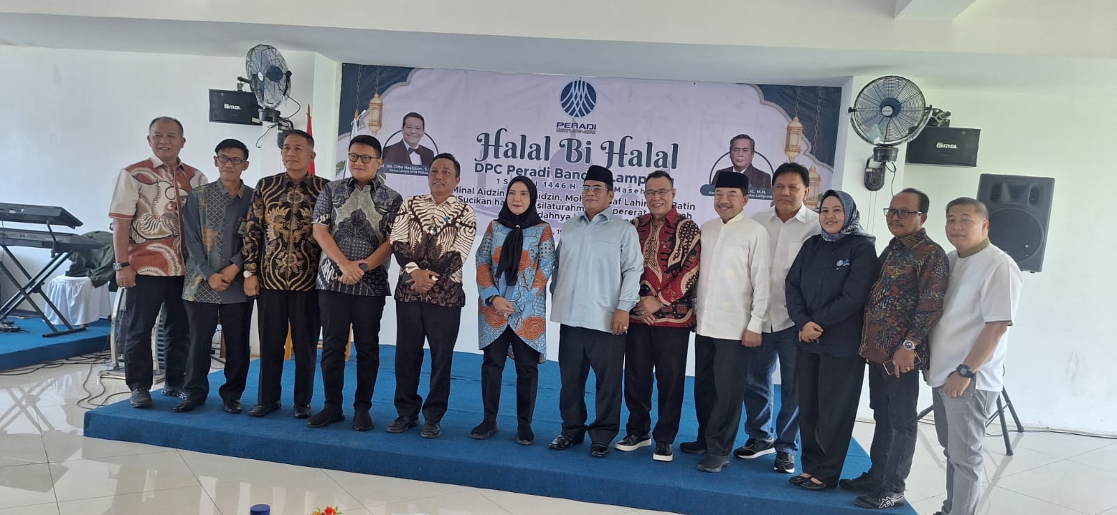 Ketua TP Sriwijaya Lampung Hadiri Halalbihalal Peradi Bandar Lampung