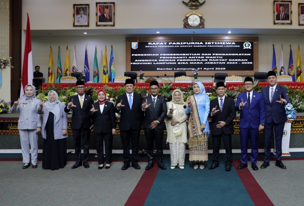 Firsada Hadiri Pelantikan PAW DPRD Lampung: Momentum Penguatan Legislatif