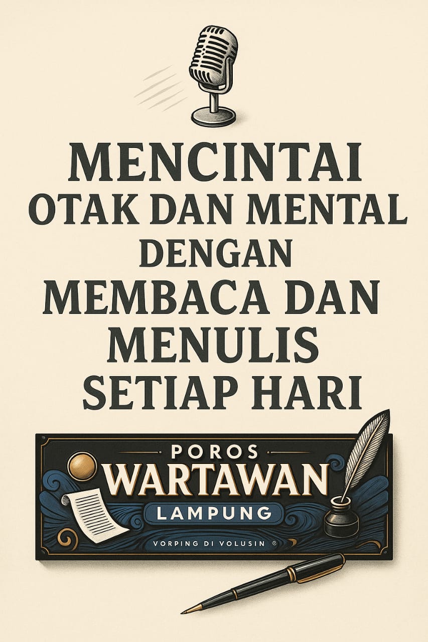 Mencintai Otak dan Mental dengan Membaca dan Menulis Setiap Hari