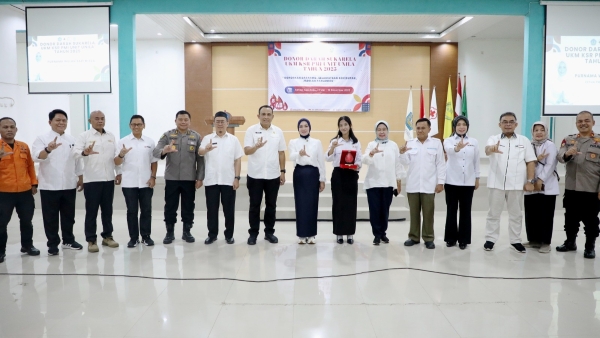 PMI Resmikan Donor Darah Rutin di Unila