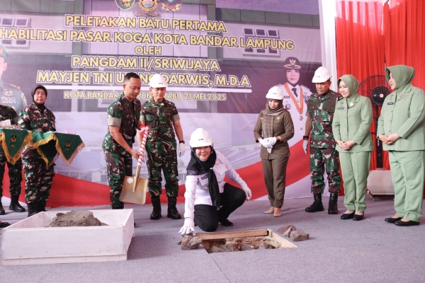 Perdana, Peletakan Batu Pertama Revitalisasi Pasar Koga Dimulai