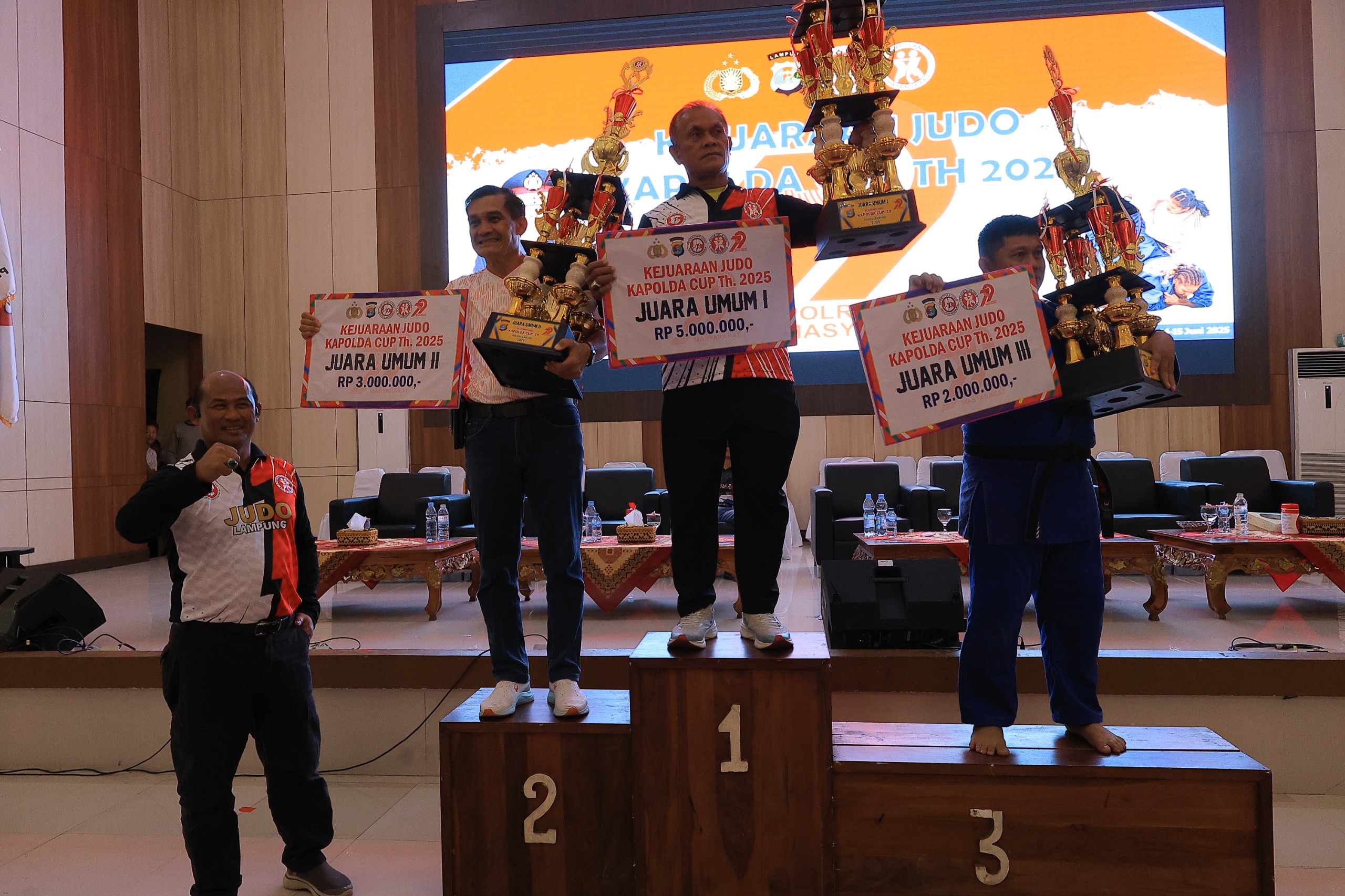 315 Pejudo Ramaikan Kapolda Cup 2025 di Polda Lampung