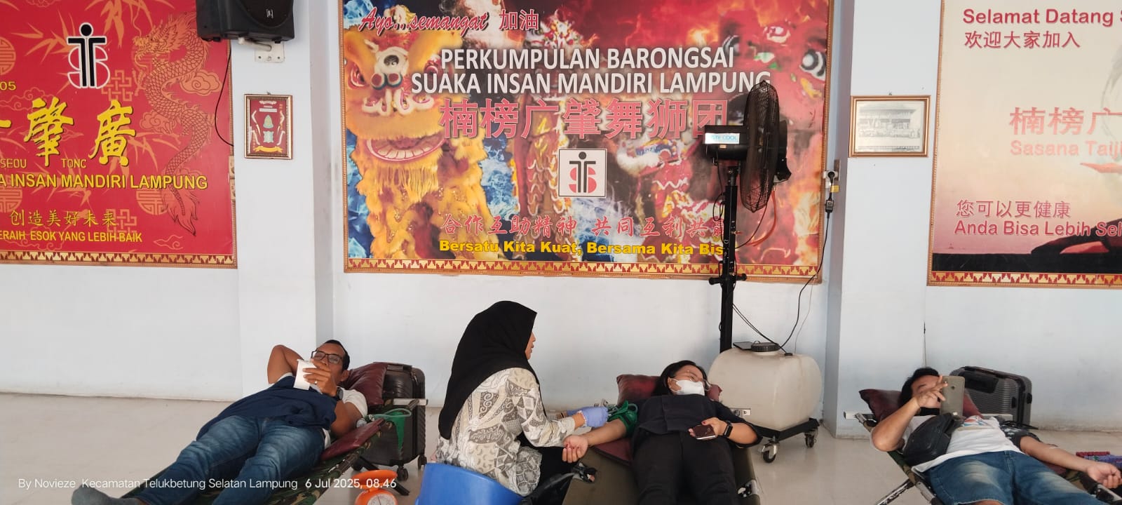 Antusiasme Warga Penuhi Donor Darah di Yayasan Suaka Insan Lampung