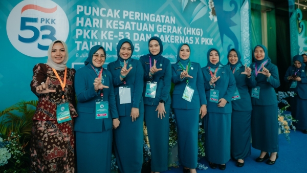 Purnama Wulan Hadiri Rakernas X PKK, Siap Selaraskan Program Nasional