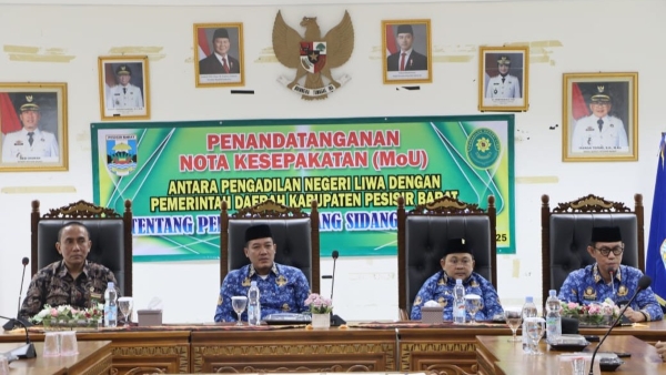 Dekatkan Akses Keadilan, Pemkab Pesisir Barat Sediakan Ruang Sidang Khusus