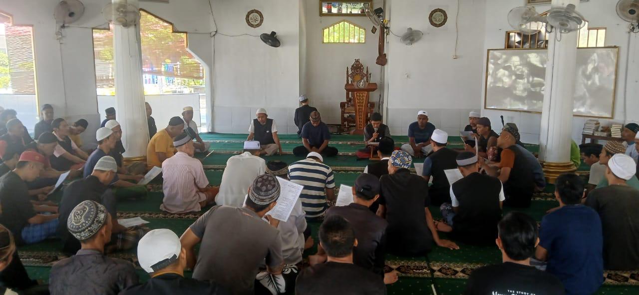 Lapas Narkotika Bandar Lampung Perkuat Iman Napi Lewat Kajian Rutin