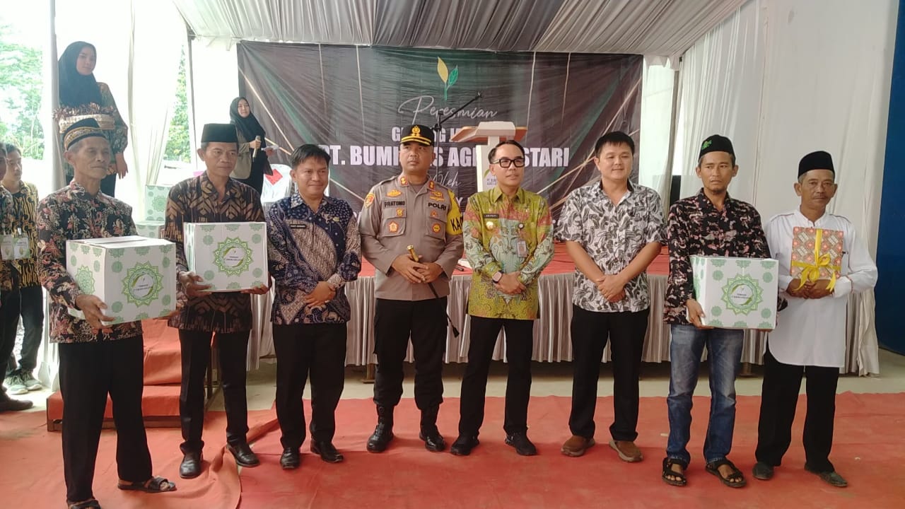 Gudang Jagung PT Bumi Mas Agro Lestari di Waykanan Diresmikan