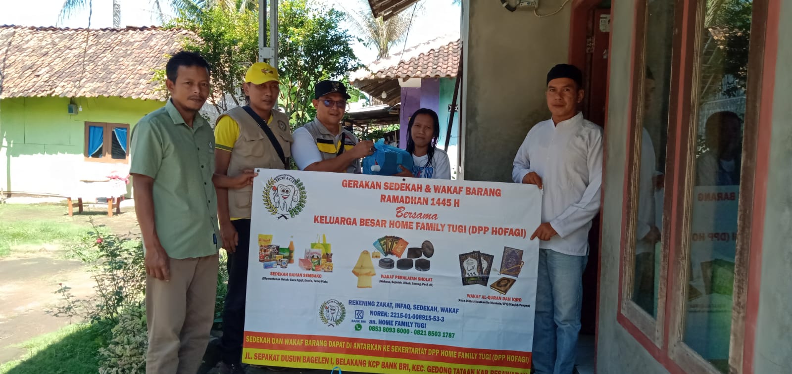 Hofagi Salurkan Bantuan Sembako untuk Masyarakat Kurang Mampu