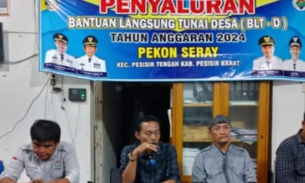 Pemerintah Pekon Seray Salurkan BLT-DD Extrim Tahap I TA 2024