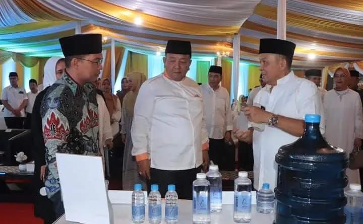 Gubernur Lampung Resmikan Produksi Air Minum RSUDAM