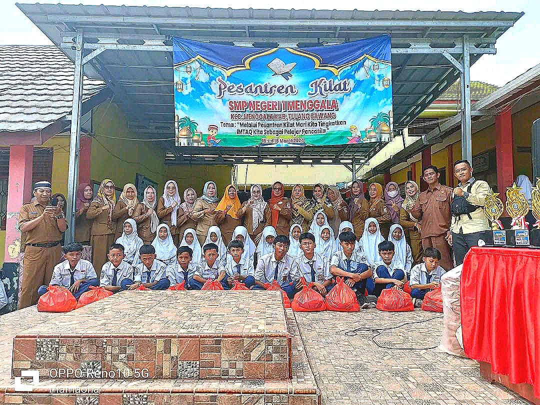 SMPN 1 Menggala, Adakan Berbagai Macam Perlombaan dan Bansos di Bulan Ramadan