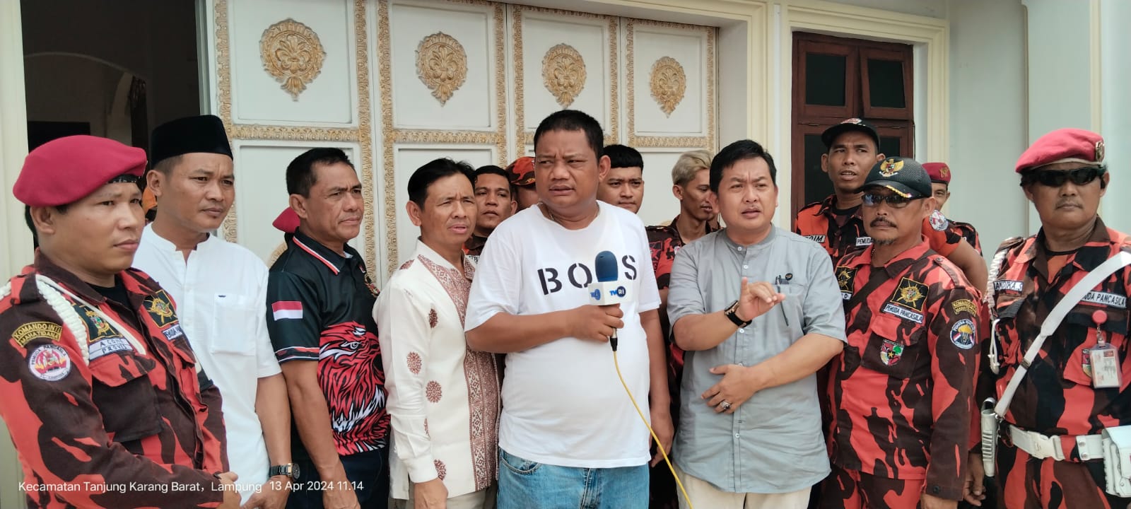 Ketua MPC Pemuda Pancasila Kota Bandar Lampung Gelar Open House Lebaran 2024