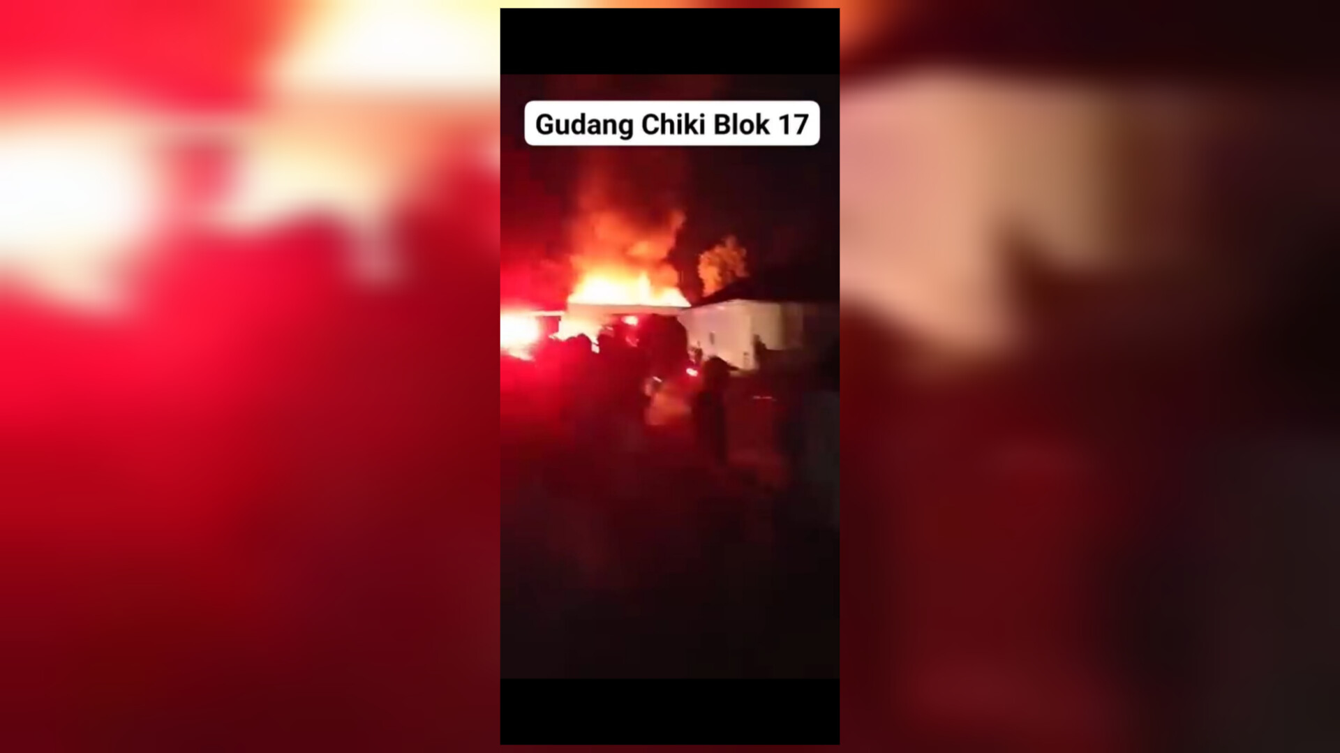 Gudang Makanan Ringan Hangus Terbakar di Pekalongan Lampung Timur