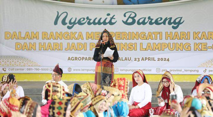 TP PKK Provinsi Lampung Gelar Lomba Memancing dan Nyeruit Bareng