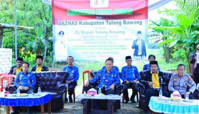 Pj Bupati Tuba Qudrotul Ikhwan Hadiri Launching Bedah Rumah Baznas
