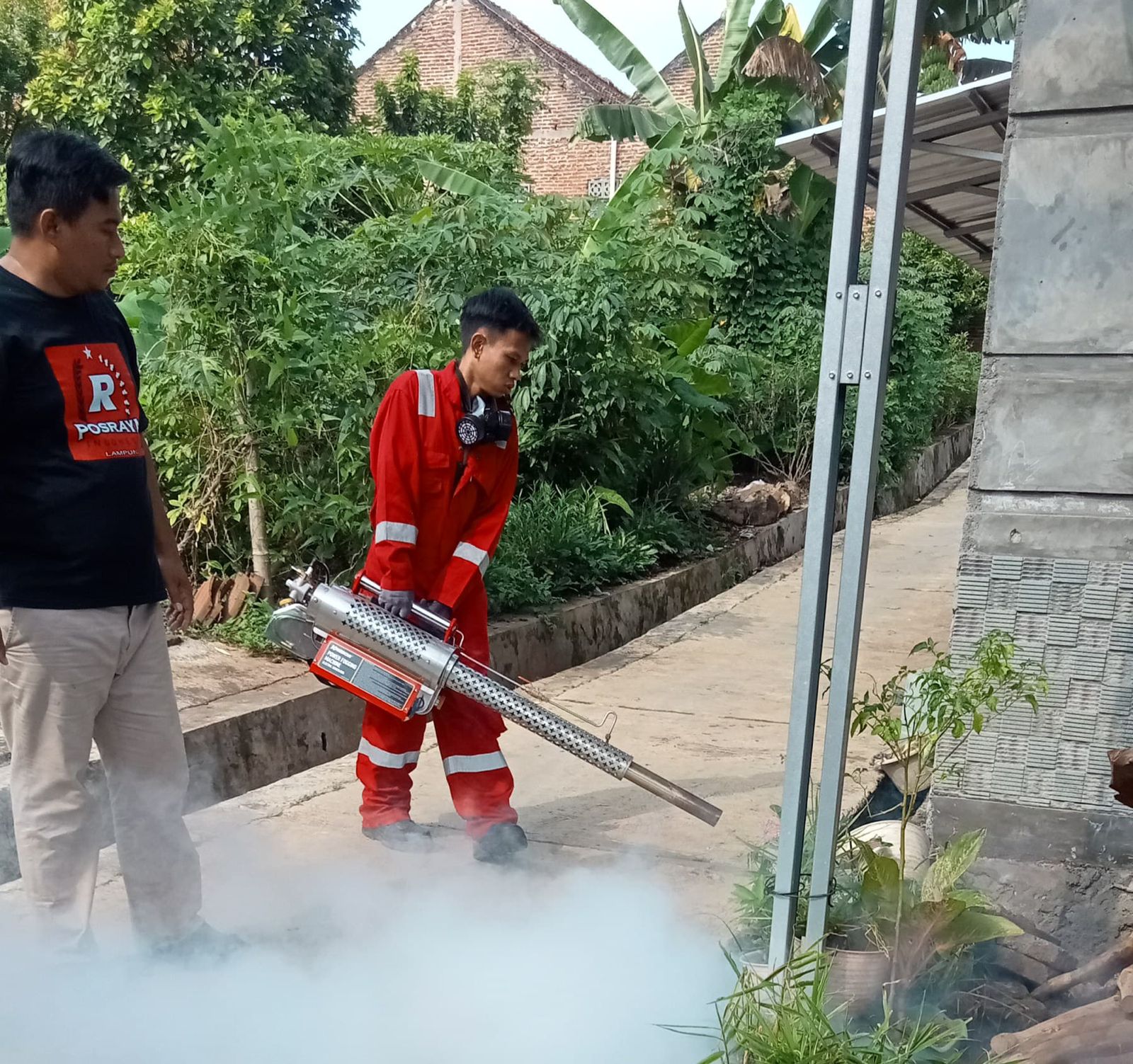 DBD Mewabah, Tim Relawan Bandarlampung Bahagia Beraksi