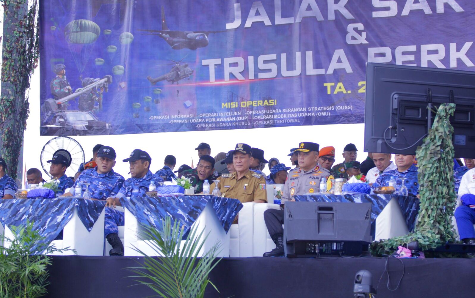 Pj Bupati Tulang Bawang Puji Operasi Latihan Militer TNI AU