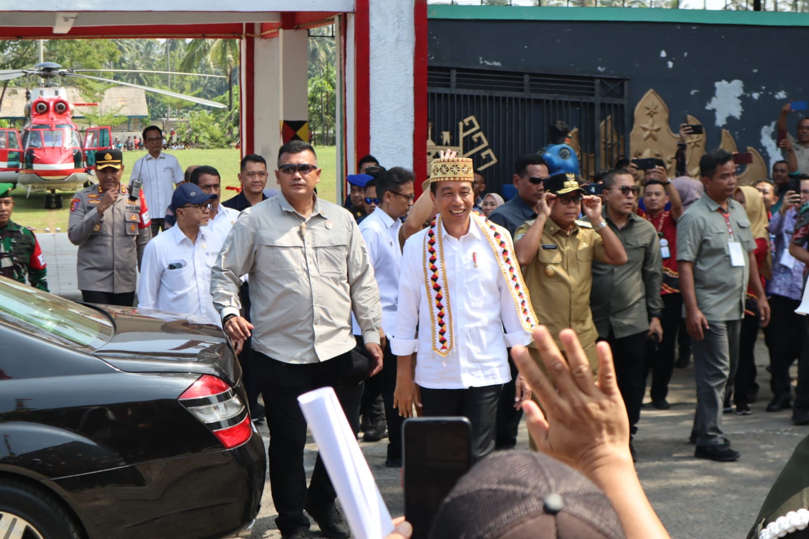 Kapolres Tanggamus Apresiasi Warga: Kunker Jokowi Sukses