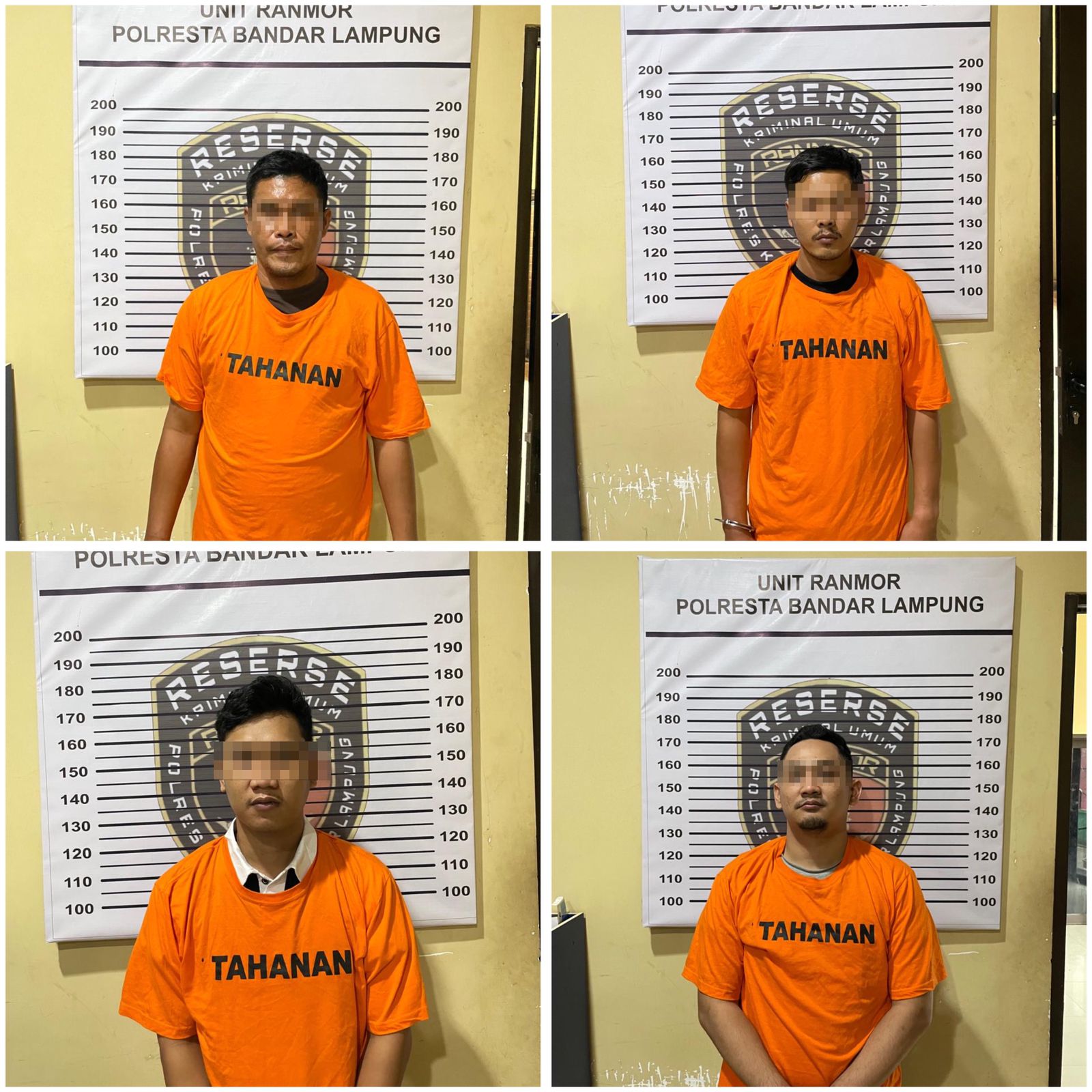 Sindikat Pencuri Mobil Modus Gadai di Bandarlampung Diringkus Polisi