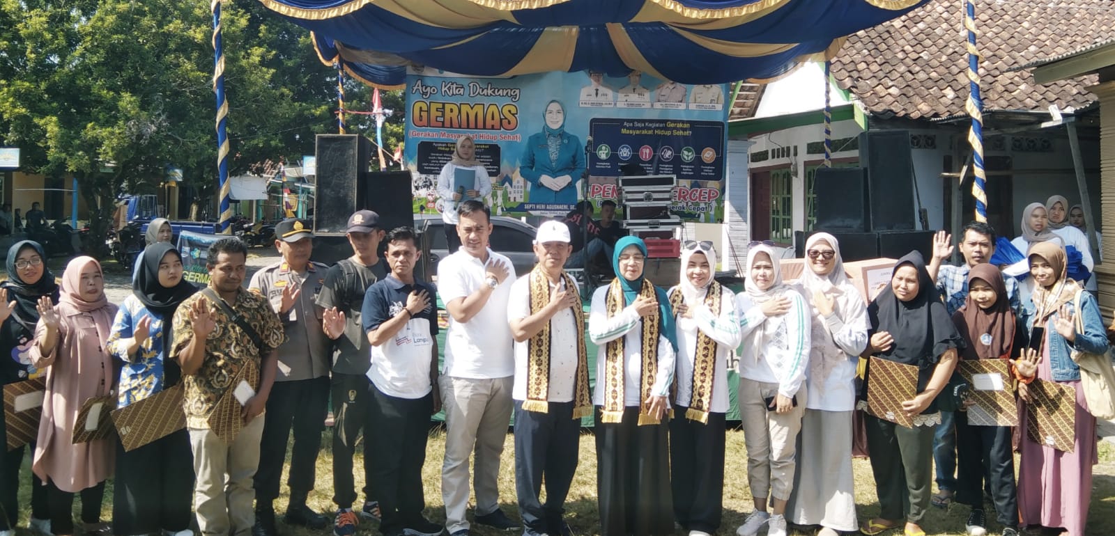 Germas di Pesisir Barat Dorong Masyarakat Hidup Sehat