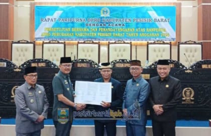 Pesibar Setujui APBD Perubahan 2024