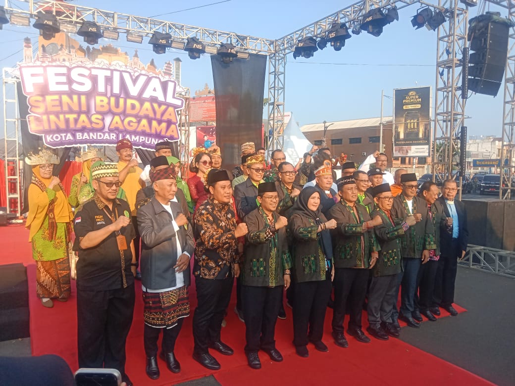 Festival Seni Budaya Lintas Agama Bandarlampung Sukses Digelar