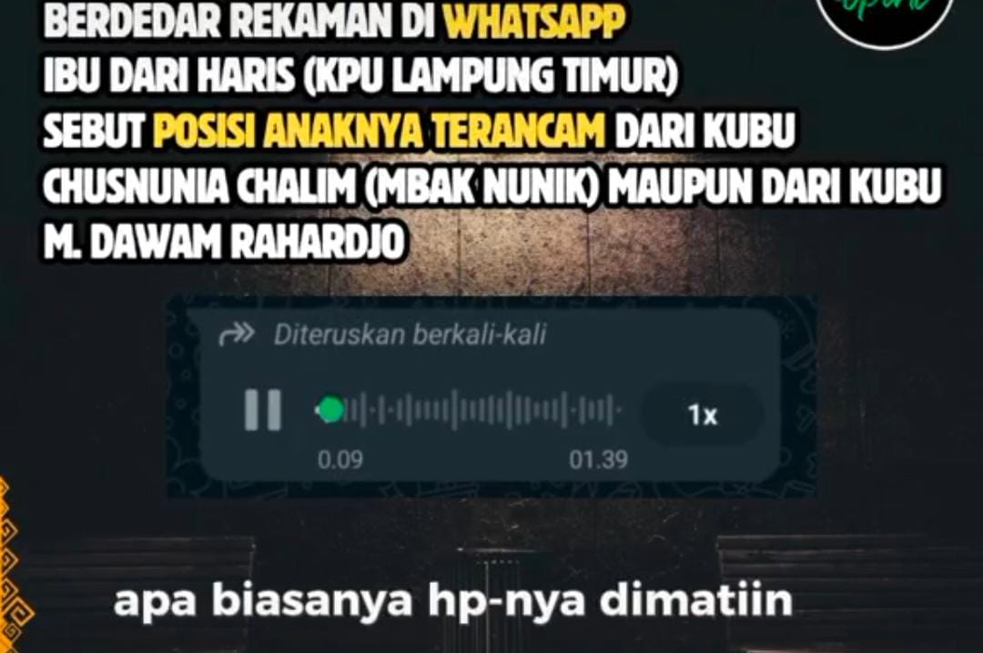 Misteri Hilangnya Admin Silon KPU Lampung Timur dan Ancaman yang Diterima