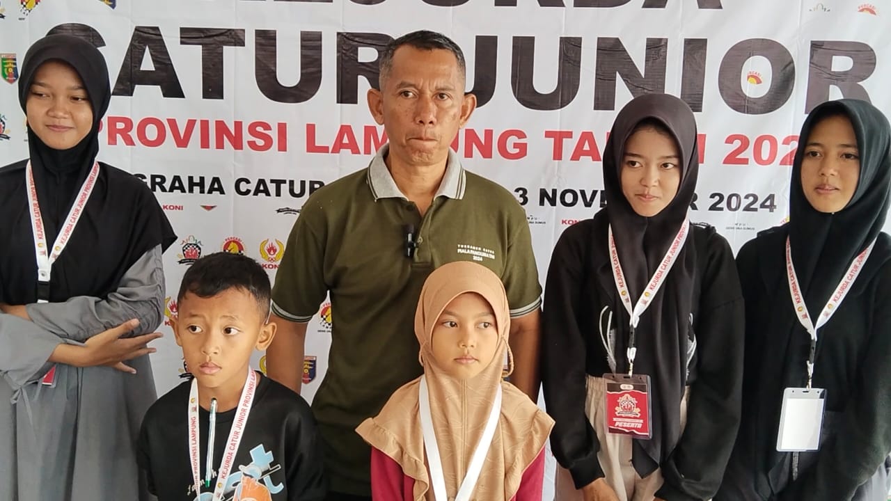 Pesawaran Targetkan Medali Emas di Kejurda Catur Lampung