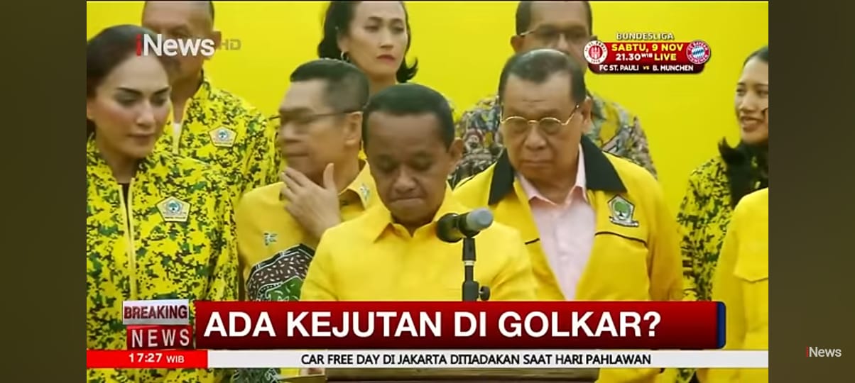 Bahlil Umumkan Struktur Baru DPP Golkar 2024-2029: Jokowi Tak Masuk Kepengurusan